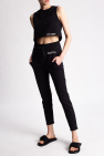 AllSaints BLACK ‘Lila’ cropped tank top