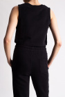 AllSaints BLACK ‘Lila’ cropped tank top