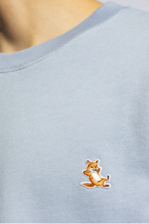 Maison Kitsuné sweatshirt logo-patch with logo