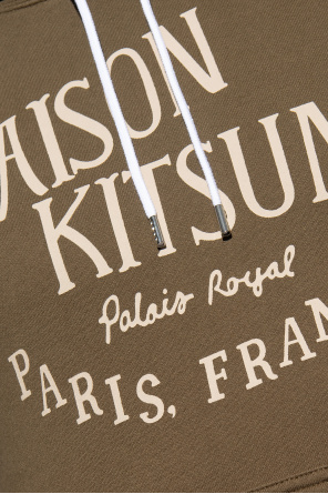 Maison Kitsuné embroidered high-neck shirt jacket