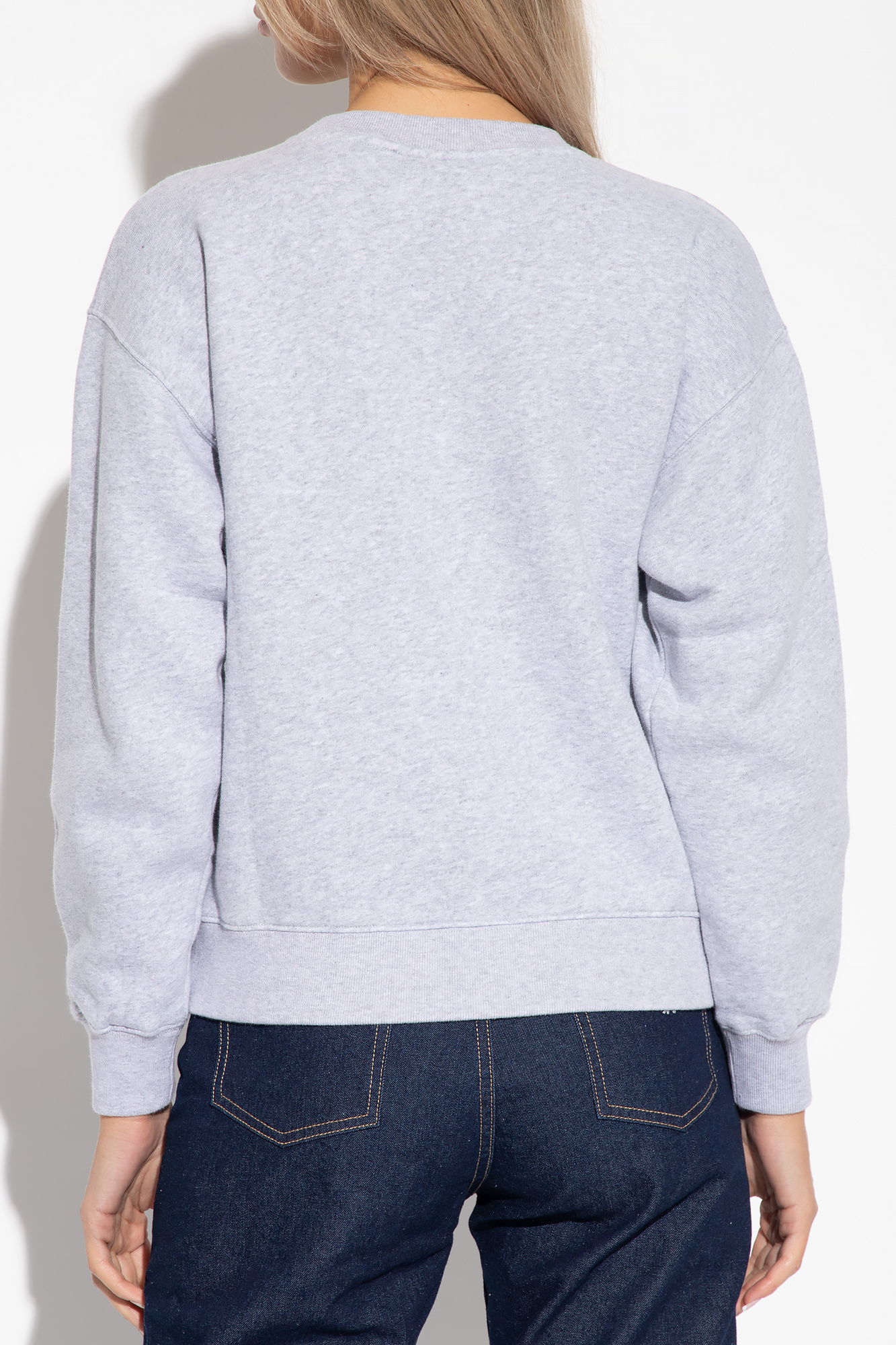 Grey Lunga Sweatshirt with logo Maison Kitsuné - IetpShops Germany