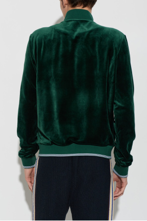 Casablanca Velvet Stand-Collar Jacket by Casablanca