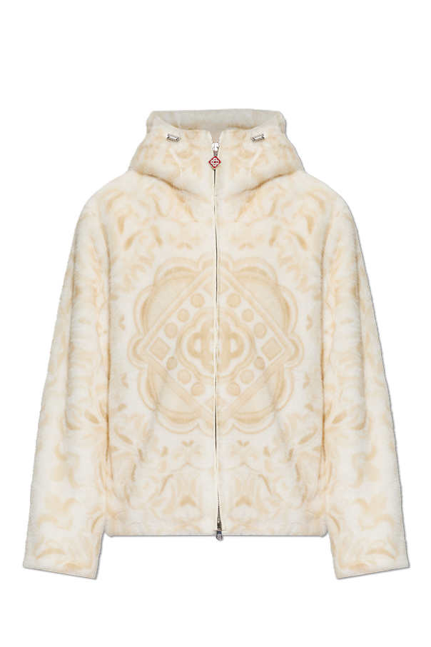Faux fur with hood od Casablanca