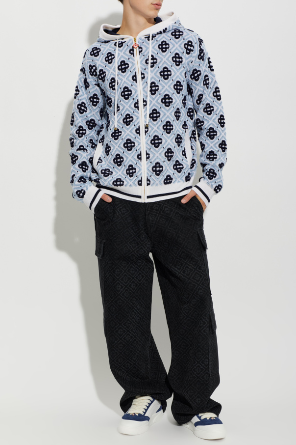 Casablanca Wool cardigan with hood