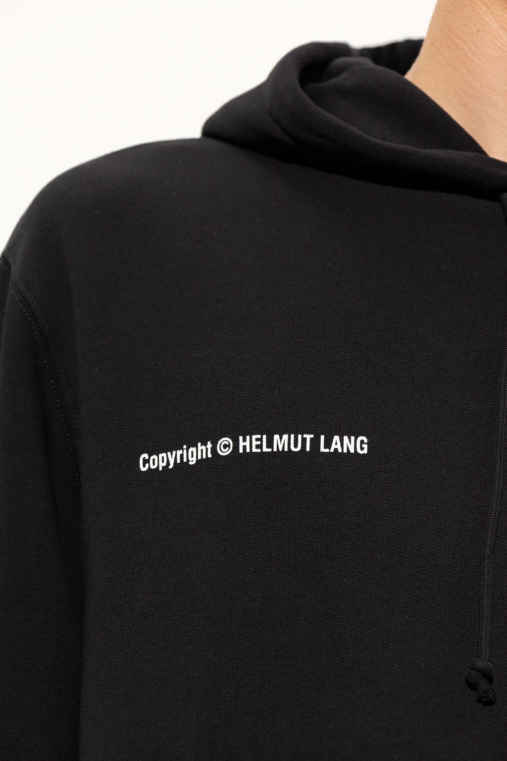 Helmut Lang Logo Teddy hoodie