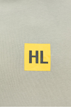 Helmut Lang Logo V-Ausschnitt hoodie