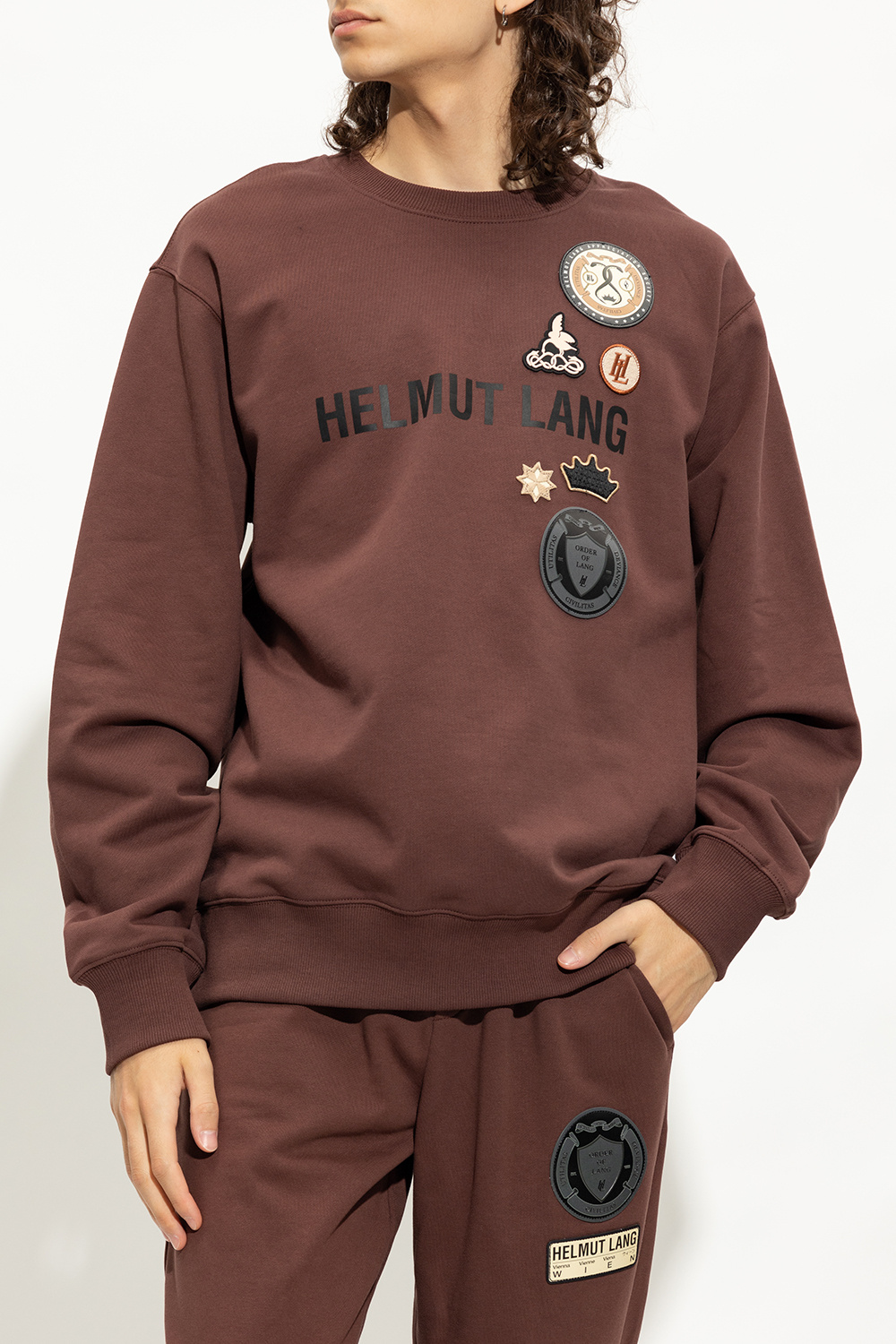 Helmut Lang Patched sweatshirt