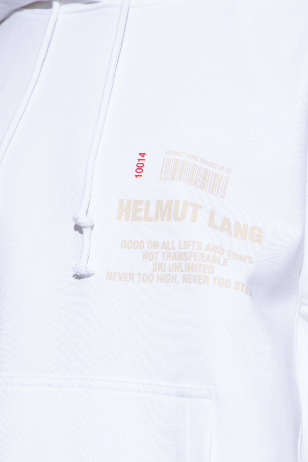 Helmut Lang long-sleeved polo shirt Marrone