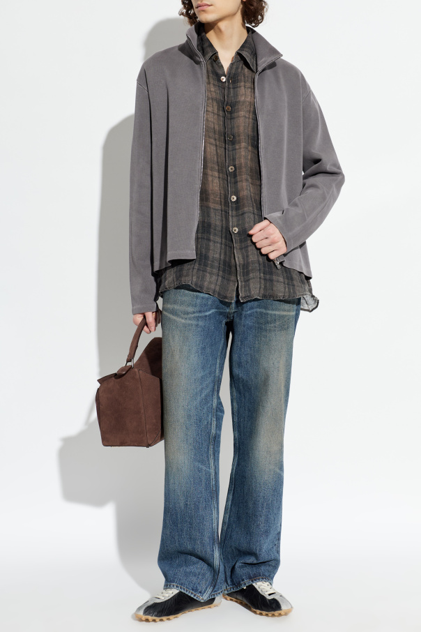 Our Legacy Sweatshirt with stand-up collar