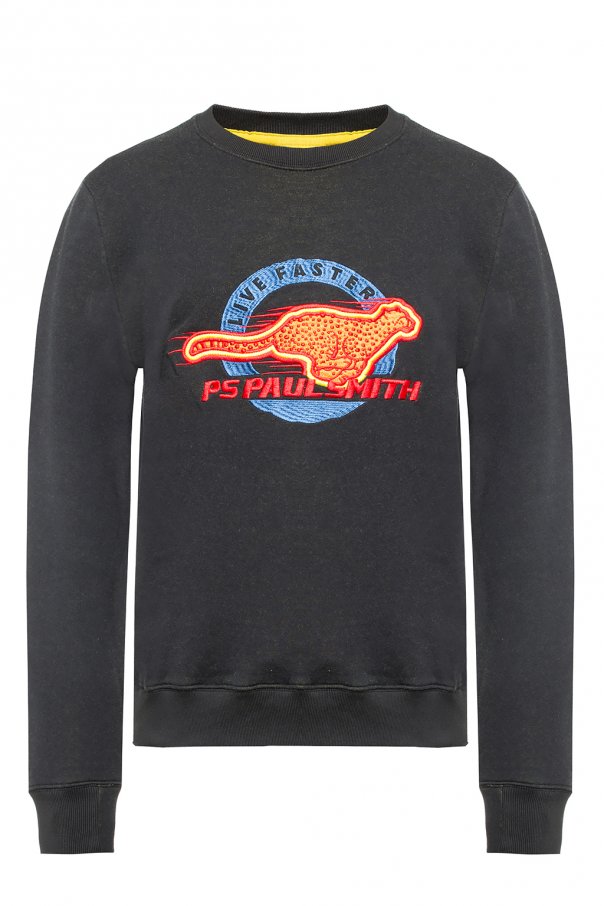 Tommy Hilfiger Lounge-sweatshirt met tekstlogo in grijs Dino motif T-SHIRT sweatshirt