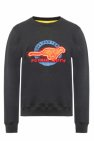 Tommy Hilfiger Lounge-sweatshirt met tekstlogo in grijs Dino motif T-SHIRT sweatshirt