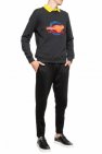 Tommy Hilfiger Lounge-sweatshirt met tekstlogo in grijs Dino motif T-SHIRT sweatshirt