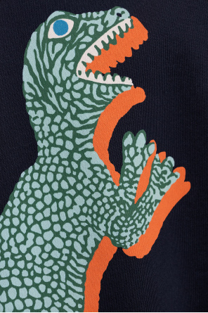PS Paul Smith Printed embroidered-swoosh sweatshirt