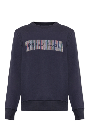 Sweatshirt with a colorfully embroidered logo