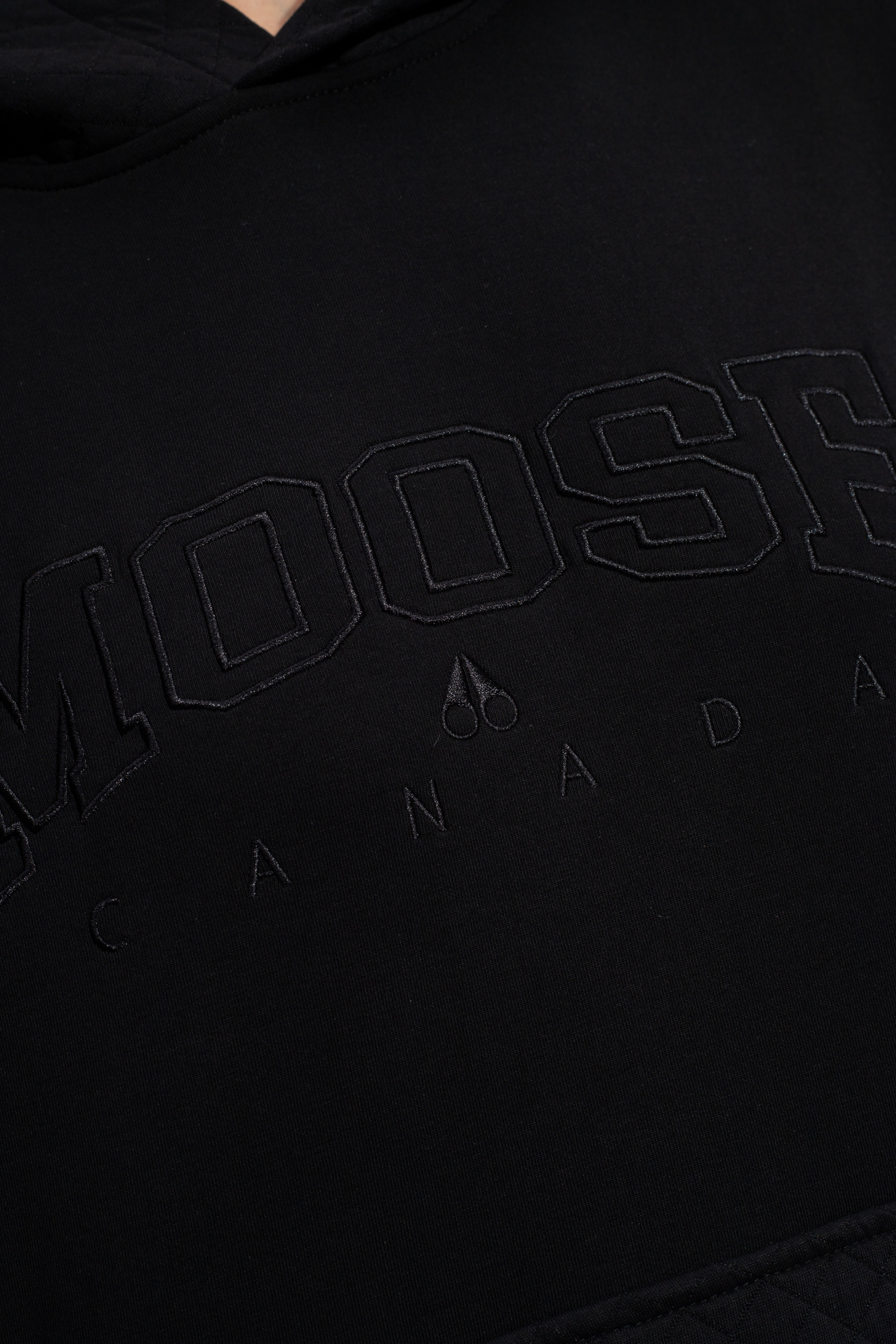 Moose Knuckles Fendi quilted FF Fish-Eye motif sweatshirt