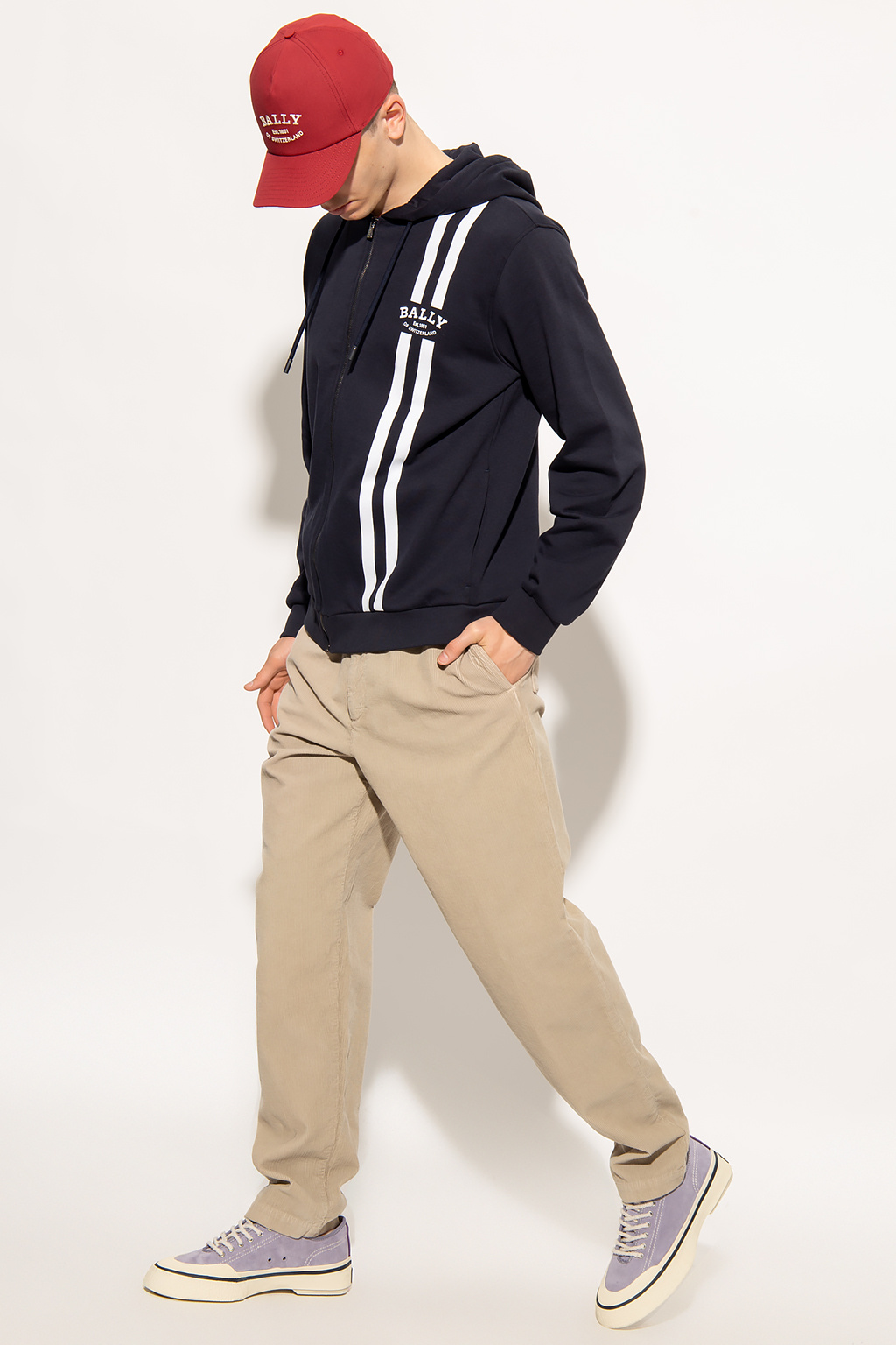 Bally adidas golf adicross 1 2 zip hoodie Full-Zip fq3529 white