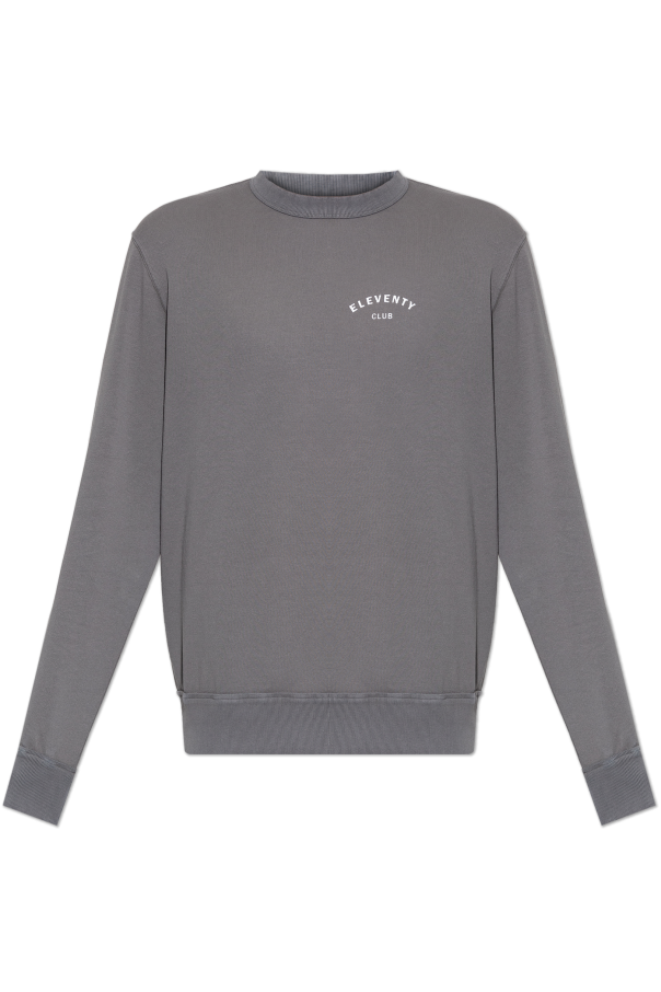Sweatshirt with printed logo od Eleventy
