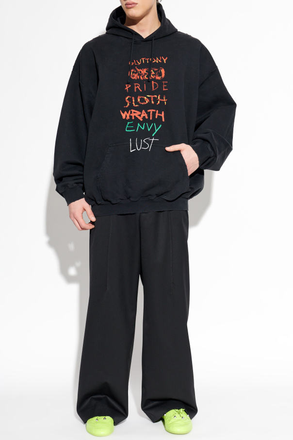 VETEMENTS Blusa com efeito `vintage`