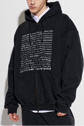 VETEMENTS Sudadera con estampado