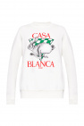 Casablanca embroidered heart patch T-shirt