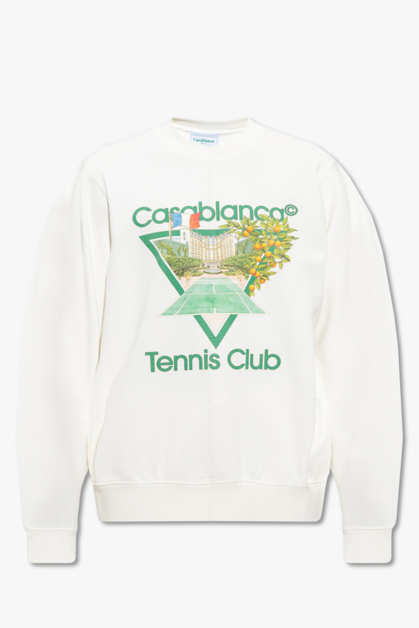 Casablanca sweatshirt zircone with logo