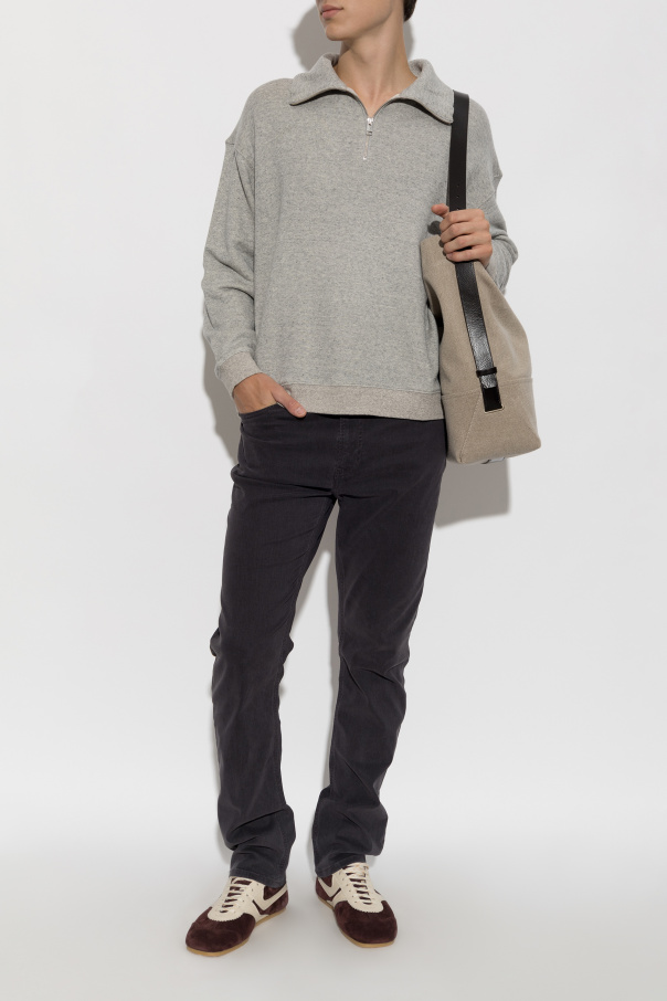 FRAME Sweatshirt with a zip neckline