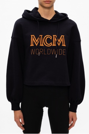 MCM Logo-embroidered TEEN hoodie