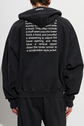 VETEMENTS Mikina s kapucňou