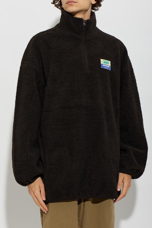 American Vintage Sweatshirt mit Aufnäher