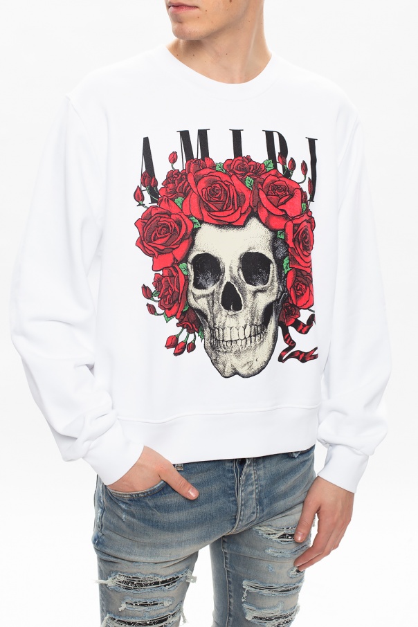 White Branded sweatshirt Amiri - Vitkac GB