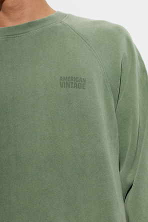 American Vintage Sudadera con logotipo estampado