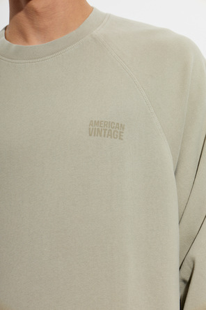 American Vintage Sudadera con logo estampado
