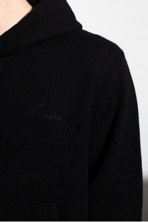 Amiri Cashmere hoodie with logo