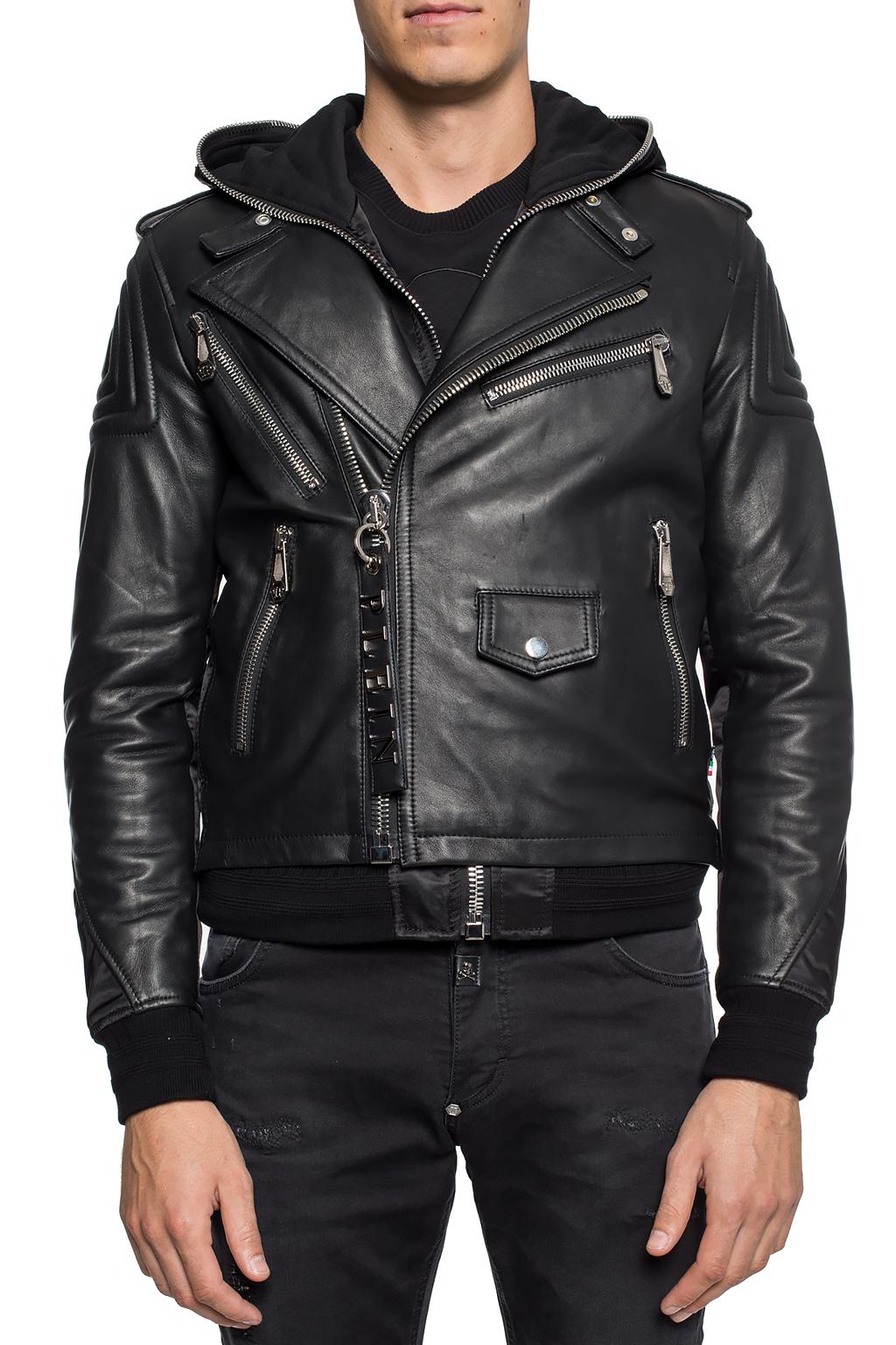 insulated leather jacket