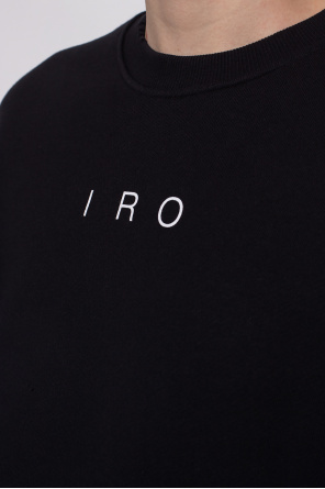 Iro T-shirt Adi Encre Et Jaune Fluo