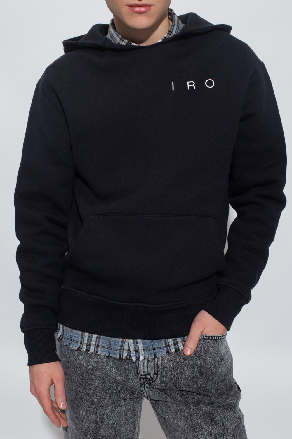 Iro crew-neck cotton sweatshirts Blue