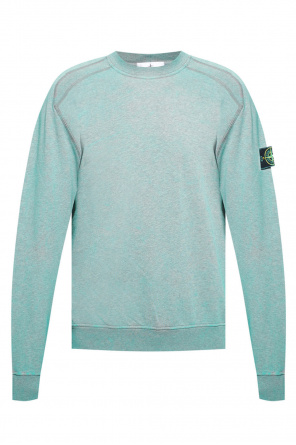 LANVIN Enfant embroidered-logo detail sweatshirt Verde