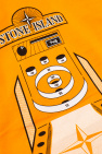 Stone Island Kids Repeat Script Logo Short Sleeve Boxy Fit T-Shirt Big Kids