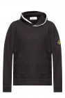 Thom Browne relaxed logo-patch pullover hoodie