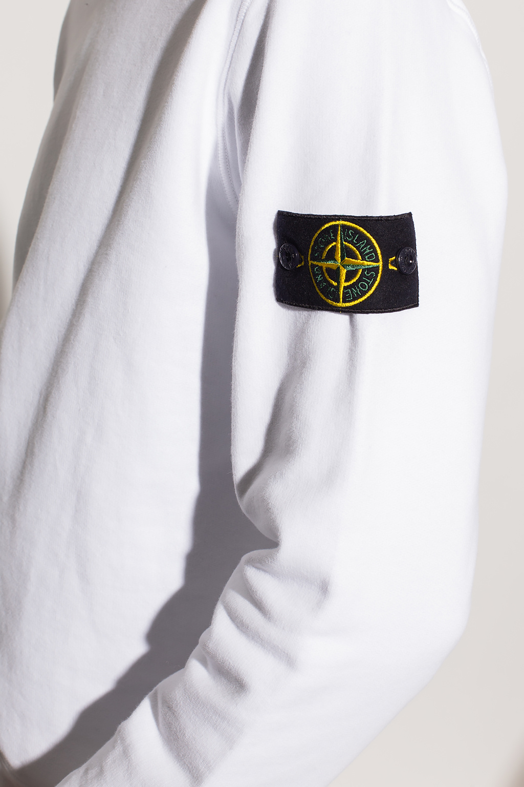 Stone Island Logo-patch sweatshirt