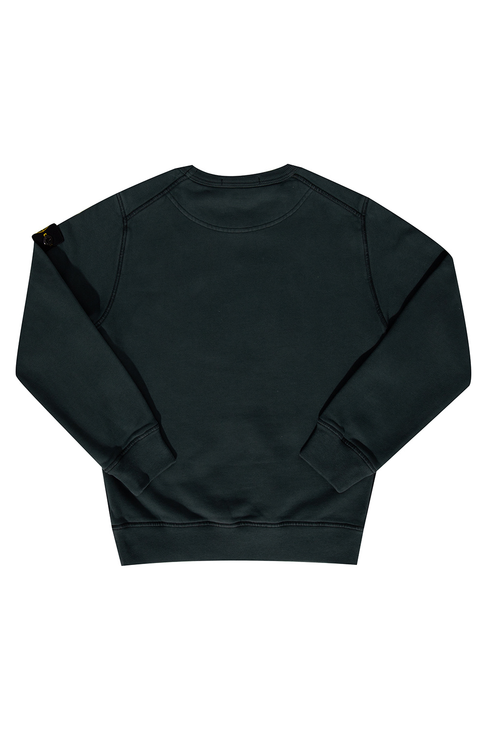 Saint Laurent stonewashed western denim shirt Crewneck sweatshirt