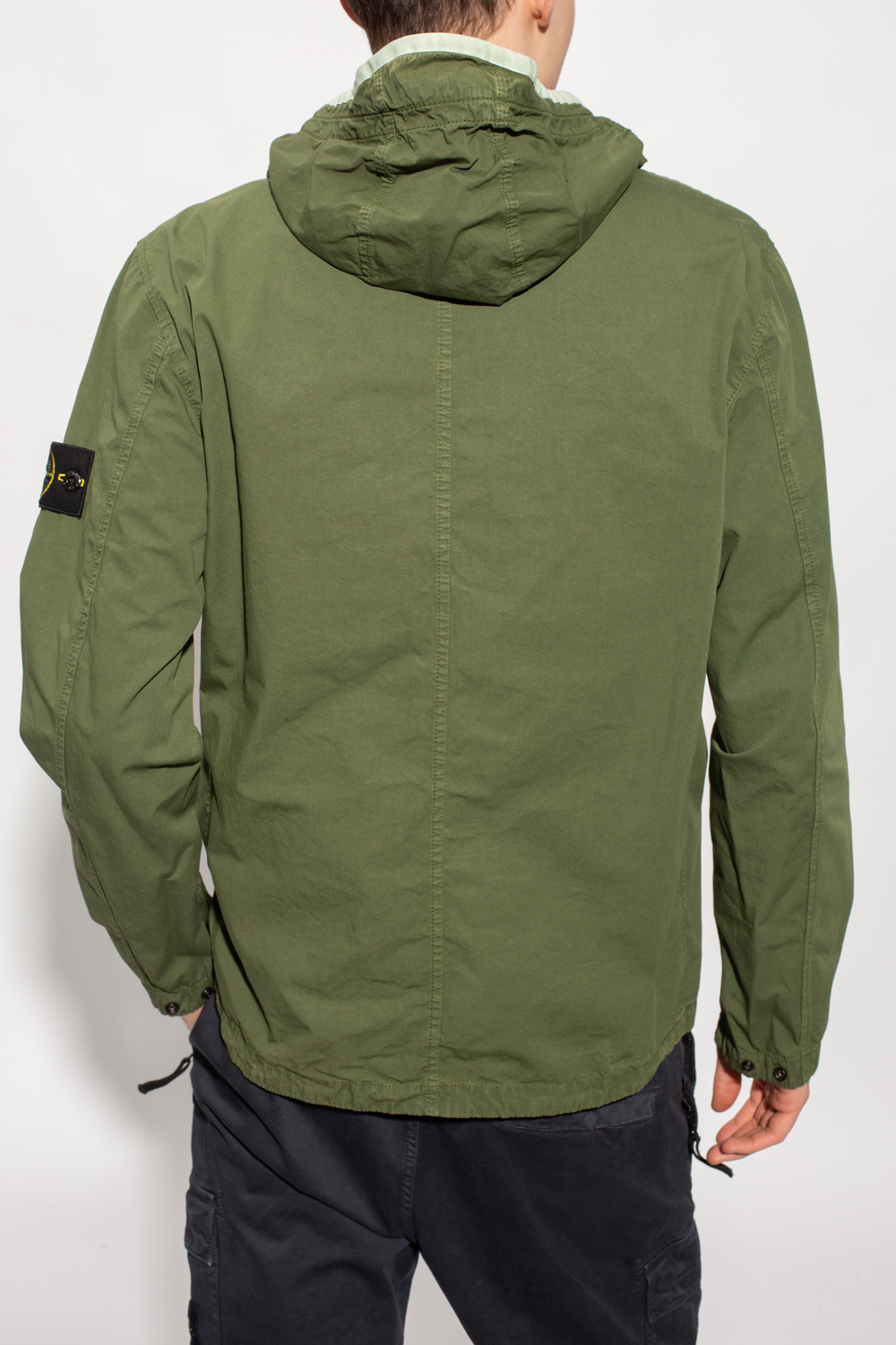 Stone Island Gents Double Breasted Patch Poket Jacket