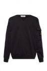 Stone Island Versace Jeans Couture panelled cropped hoodie