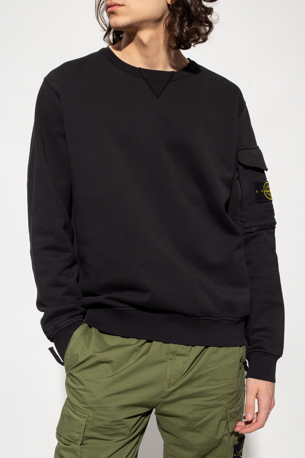 Stone Island sweatshirt rainbow with logo