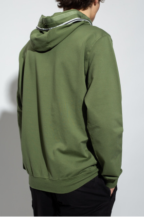 Stone Island Gucci sequinned drawstring hoodie