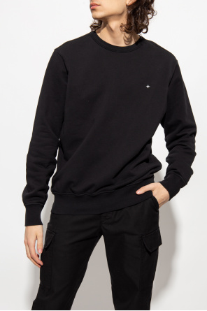 Stone Island Organic Cotton French Terry Cropped Hoodie