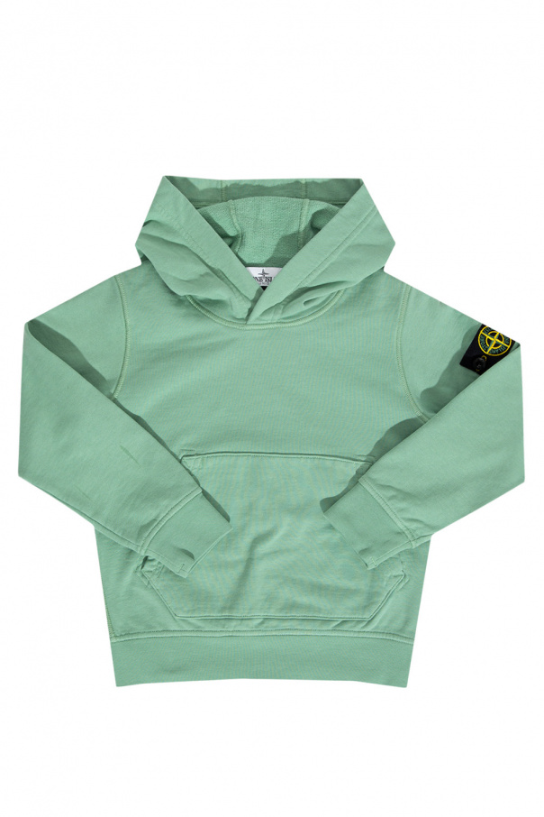 parlez prospect quarter zip sweatshirt navy Patched hoodie