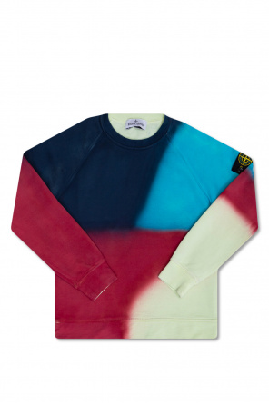 logo-embroidered organic cotton sweatshirt Grigio
