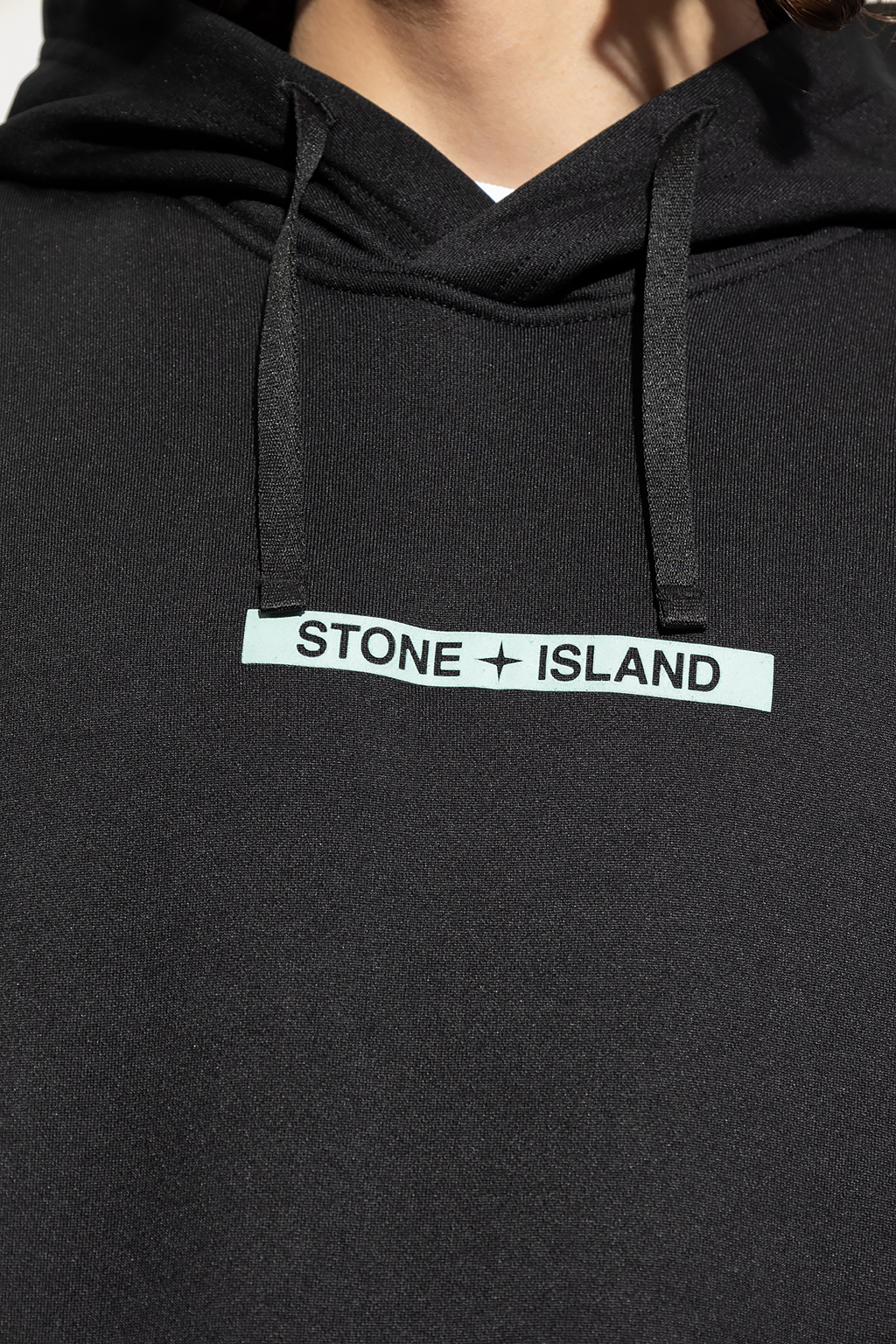 Stone Island ellesse Lent t-shirt in light blue