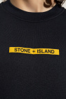 Stone Island Pretty Green T-shirt met 'Like-minded'-logo op de borst in blauw